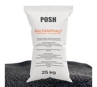 Asfalto freddo, 25 kg, per riparare asfalto bitume, asfalto, miscelazione a freddo, 0-8 mm