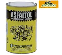 ASFALTOL impermeabilizzante, asfalto a freddo, bitume, mastice per innesti 1,5 k