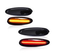 ASFDSG Indicatore di Direzione Per Ford Per Taurus Per Mercury Sable 1996-1999 Auto Anteriore Ambra Posteriore LED Rosso Paraurti Indicatori Laterali Indicatore Laterale(4pcs Front Rear)