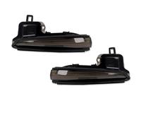 ASFDSG Indicatore di Direzione Per Toyota Per Tacoma Per RAV4 Per Highlander Per Alphard Per Vellfire Bianco Ambra LED Auto Lato Anteriore Luci Specchio DRL Indicatore Laterale(Smoked Lens)