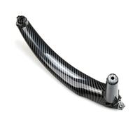 ASFDSG Maniglia interna Bracciolo anteriore sedile conducente maniglia interna portiera rivestimento per BMW E70 E71 E72 X5 X6 2007-2013 Maniglia interna portiera(CarbonF-Left-Rear)