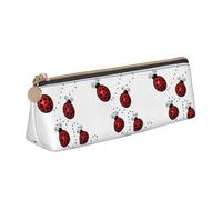 ASFgda Art Ladybug Tracks - Astuccio con cerniera per cancelleria, trucco, scuola, ufficio e viaggi