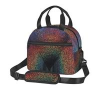 ASFgda Borsa termica per il pranzo olografica, con stampa di sogni, per uomini e donne, a prova di perdite, impermeabile, riutilizzabile