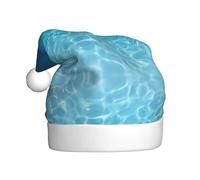 ASFgda Cappello di Babbo Natale Tranquil Underwater Scenery Print Cappelli per adulti, Natale Vacanze Unisex Classico Cappello di Natale per Capodanno