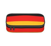 ASFgda Grande capacità durevole Germania bandiera stampata matita caso,borsa cosmetica portatile, cancelleria ufficio Storage Bag.