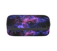 ASFgda Grande capacità durevole Universo Galaxy Star Space stampato matita caso, borsa cosmetica portatile, cancelleria ufficio Storage Bag.