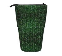 ASFgda Simpatico astuccio portapenne telescopico con stampa dell'era hacker in piedi, per scuola e ufficio