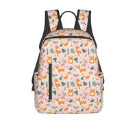 ASFgda Zaino casual con stampa Corgi di piccole dimensioni per uomini e donne, resistente, leggero, zaino da viaggio, spallacci ergonomici