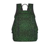 ASFgda Zaino casual con stampa Hacker Era per uomini e donne, resistente, leggero, zaino da viaggio, spallacci ergonomici