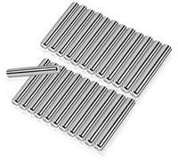 ASFINS Spina Centraggio 5mm, 24pz Perni di Centraggio Spine Perno di Posizionamento in 304 Acciaio Inox per Posizionamento e Collegamento Preciso di Prodotti in Legno (M5 x 30)