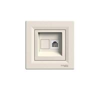 ASFORA presa telefonica singola RJ11 crema EPH4100123