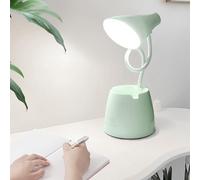 Asfrode Lampada da scrivania per bambini, a LED, dimmerabile, 24 occhi, 3 livelli di luminosità, USB, ricaricabile, interruttore touch, lampada da scrivania per bambini, per leggere, studiare, lavoro
