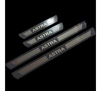 ASFSFF 4 Pezzi Auto in Acciaio Inox davanzale battitacco Piastre per Opel Astra L 2021-2024, Auto in Acciaio Inox Davanzale della Porta Scuff Piastra Copertura Trim,B