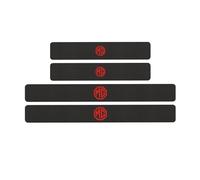 ASFSFF 4 Pezzi Fibra di Carbonio Battitacco per MG HS II 2024, Fibra di Carbonio Auto Esterno Piastra Batticalcagno Protezione Porta Soglia Sticker Car Accessori,B