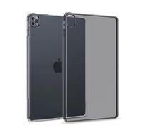 Asgens Custodia trasparente nera per iPad Pro 12,9" 2020, custodia in silicone flessibile e morbido TPU per iPad Pro 12,9" modello 2020 A2229 / A2233 / A2069 / A2232