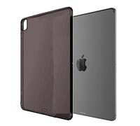 Asgens iPad Pro 11" Nero Transparente Case, Supporta Apple Pencil Charging Sottile Leggero Morbido TPU Silicone Assorbimento Degli Urti Cover Protettiva per iPad Pro 11" 2022