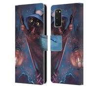 ASH EVANS GATTI NERI 2 CUSTODIA COVER A PORTAFOGLIO PER SAMSUNG TELEFONI 1