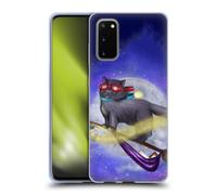 ASH EVANS GATTI NERI CUSTODIA COVER MORBIDA IN GEL PER SAMSUNG TELEFONI 1