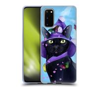 ASH EVANS GATTI NERI CUSTODIA COVER MORBIDA IN GEL PER SAMSUNG TELEFONI 1