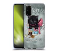 ASH EVANS GATTI NERI CUSTODIA COVER MORBIDA IN GEL PER SAMSUNG TELEFONI 1