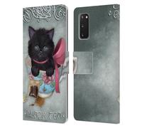 ASH EVANS GATTI NERI CUSTODIA COVER PORTAFOGLIO IN PELLE PER SAMSUNG TELEFONI 1