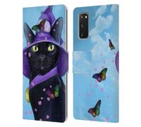 ASH EVANS GATTI NERI CUSTODIA COVER PORTAFOGLIO IN PELLE PER SAMSUNG TELEFONI 1