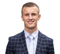 Ash Handley (Suit) Half Body Buddy Cutout