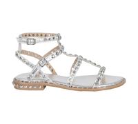 ASH - Precious Texture Studded Flat Sandal - - Shoes - Donna - Grigio - 40 EU