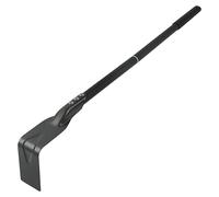 Ash Rake Hoe - Aluminum Alloy Scraper Ash Scoop | Charcoal Grill Rake With Extended Handle And Hook For Safe Ashes Removal | Pizza Oven Cleaning Tool Used For Fire Pits, Ovens, Fireplaces