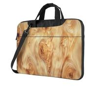 Ash Tree Wood Grain Pattern Laptop Bag Laptop Case 15.6 Pollice Borse per Computer Imbottito Copertura Del Manicotto Per Le Donne Uomini