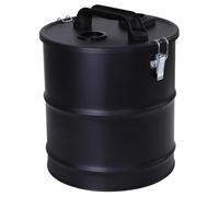 Ash Vacuum with Hose Nozzles 4-Gallon Black Ash Vacuum for Pellet Stoves Capacious Cleaner Accessories for Fireplaces, Pellet Grill, Wood Stove, Fire Pits