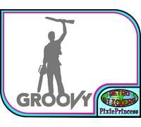 Ash Vs il Male Dead Zombie Fear Walking E3 Adesivo Vinile Horror Vetrina Film