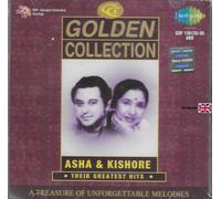 Asha & Kishore - Golden Collection - Their Greatest Hits -nuovo Sare Gama 2CDs