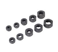ASHATA 10 strumenti a percussione per rimuovere dadi rotti, compatibili con acciaio da 9-19 mm