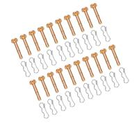 ASHATA 20 Pezzi Kit di Perni di Taglio per Soffiatore di da 24 Pollici 26 | Protezione della coclea, hardware di ricambio, spazzaneve a due stadi, struttura in ferro, set di coppiglie, manutenzione