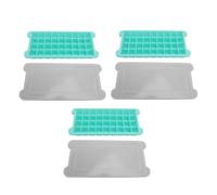 ASHATA 3 Pezzi 36 Cubetti di Ghiaccio Stampo con Coperchio Rilascio | Design in plastica verde, refrigeratore per whisky, refrigeratore per caffè, sigillato a tenuta stagna, lavabile in