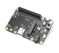 ASHATA 3G/4G LTE Base Hat per modulo 4/3/2/B+, scheda PCLaptopComputer a USB, presa per scheda Nano SIM integrata, presa Clipin Mini PCIE