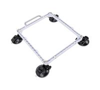 ASHATA 4 Pack Supporto per Montaggio con Ventosa per Tetto Resistente per | Impugnatura per superficie piatta, maniglia per il trasporto portatile, per veicoli passeggeri, installazione senza