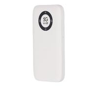 ASHATA 5G Hotspot Mobile, Router con Slot per Schede SIM, Router Hotspot Mobile WiFi 6 Supporta 16 Dispositivi, Batteria da 7100 mAh, Porta di Ricarica USB C, per Viaggi (White)