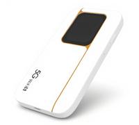 ASHATA 5G WiFi 6 Mobile Hotspot Router, Router Portatile con Slot per Schede SIM, Touchscreen da 2,01 Pollici 7100MAH Supporta 16 Dispositivi, per i Giochi di Viaggio Domestico