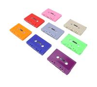 ASHATA 8 Pezzi Cassette Vergini 90 Minuti Registrazione per Musica Discorso | Formula a basso rumore, ad alta fedeltà, registrazione di memo vocali, dimensioni della calotta standard, scatola