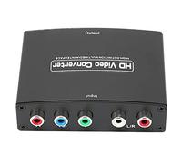 ASHATA Adattatore Component da YPbPr a HDMI, Convertitore da YPbPr a HDMI, Supporta il Convertitore Video 1080P per Monitor DVD da a HDTV, Installazione Semplice
