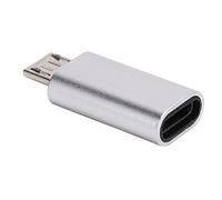 ASHATA Adattatore da Tipo C a Micro USB, Connettore di Conversione da Micro USB Maschio a Tipo C Femmina, Convertitore di Ricarica USB per Dati per Telefono Cellulare, Laptop, Tablet