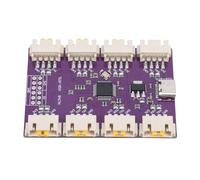 ASHATA Adattatore da USB a TTL, Modulo Adattatore Convertitore Seriale TTL da USB Tipo C a 8 Vie, Chip CH348 da 6 Mbps