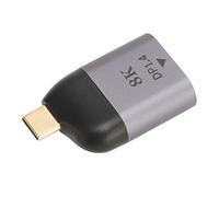 ASHATA Adattatore da USB C a DisplayPort per Home Office, 8K 60Hz Tipo C Maschio da Sorgente a DP Femmina Adattatore HDTV per Visore VR, per MacBook, Tablet Telefono Laptop PC
