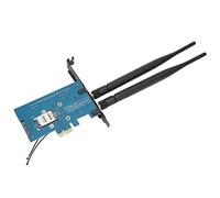 ASHATA Adattatore Mini PCIE, Adattatore PCI Express a Mini PCI Express 1x, con Slot SIM per Plug & Play di Rete WiFi/3G/4G, per Win10/8/7/2000, per Win CE, per, per OS X