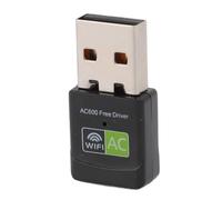 ASHATA Adattatore USB WiFi per PC, trasmettitore a doppia banda da 600 Mbps, per trasmissione di giochi e uso domestico