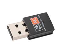 ASHATA Adattatore WiFi 802.11ac 2.4G 5G per desktop, Dongle USB wireless compatto per utenti Chipset RTL8811CU