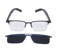 ASHATA AI Translator Smart Glasses for Men Women, Bluetooth 5.3 Occhiali con Oltre 100 Lingue, Traduzione del Controllo del Touch, Incorporato Microfono, Altoparlante, per le Chiamate