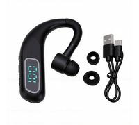 ASHATA Auricolare Bluetooth Wireless, Auricolare Bluetooth Monoorecchio Cuffie Vivavoce con Microfono a Cancellazione di Rumore per Chiamate Aziendali Videogiochi